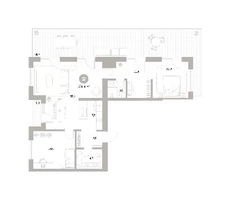 Продается квартира свободной планировки, 139,9 м²
