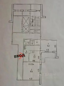 Продается 2-комн. квартира, 54,6 м²