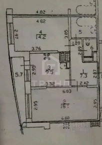 Продается 2-комн. квартира, 55,1 м²