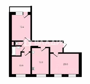 Продается 3-комн. квартира, 79,8 м²