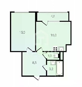 Продается 1-комн. квартира, 44 м²