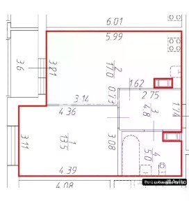 Продается 1-комн. квартира, 43,9 м²
