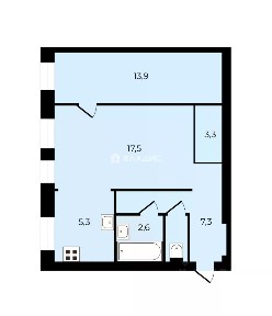 Продается 2-комн. квартира, 51,1 м²