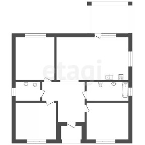 Продается 1-этажный дом, 109 м²