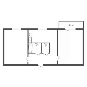 Продается 2-комн. квартира, 44,4 м²