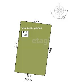 Продается 1-этажный дом, 120 м²