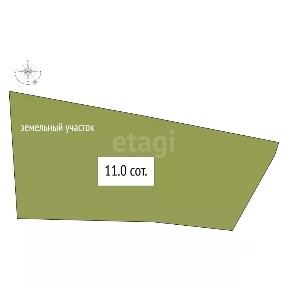 Продается 1-этажный дом, 93 м²