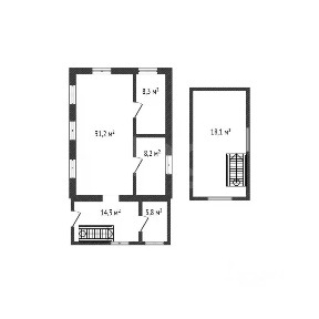 Продается 2-этажный дом, 90 м²