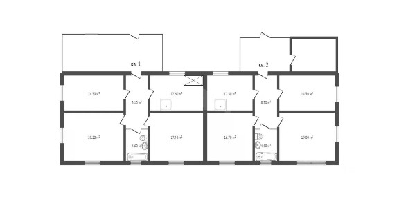 Продается 1-этажный дом, 76,4 м²