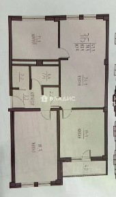 Продается 3-комн. квартира, 82,5 м²
