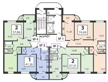 Сдается 3-комн. квартира, 75 м²