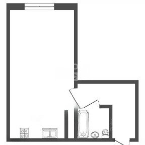 Сдается студия, 34,5 м²