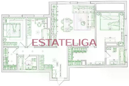 Сдаются 4-комн. апартаменты, 109 м²