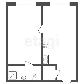 Продаются 2-комн. апартаменты, 33,9 м²