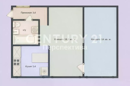 Продается 2-комн. квартира, 44,7 м²