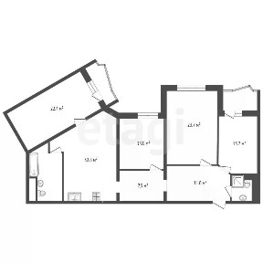 Продается 5-комн. квартира, 132 м²