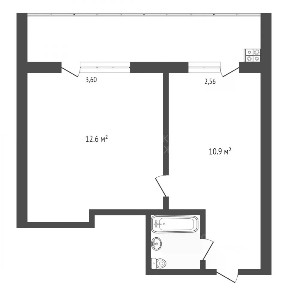 Продается 1-комн. квартира, 25,6 м²