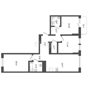 Продается 3-комн. квартира, 84 м²