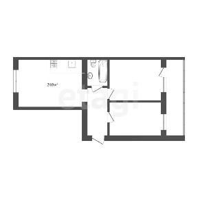 Продается 2-комн. квартира, 71 м²