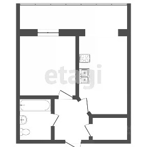 Продается 1-комн. квартира, 34,9 м²
