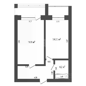 Продается 1-комн. квартира, 45 м²