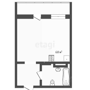 Продается студия, 26,5 м²
