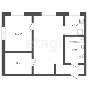 Продается 2-комн. квартира, 41 м²