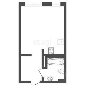 Продается студия, 33 м²