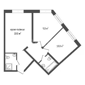 Продается 2-комн. квартира, 53 м²