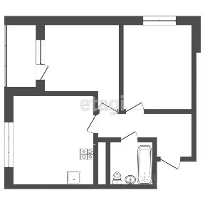 Продается 2-комн. квартира, 50,8 м²