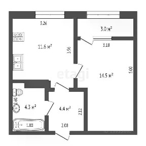 Продается 1-комн. квартира, 38 м²
