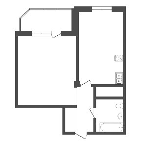 Продается 1-комн. квартира, 46 м²