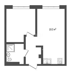 Продается 1-комн. квартира, 38,6 м²