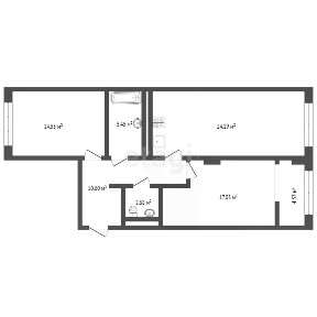 Продается 2-комн. квартира, 74,5 м²