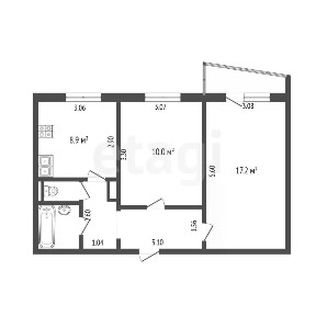 Продается 2-комн. квартира, 50 м²