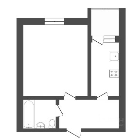 Продается 1-комн. квартира, 28,7 м²