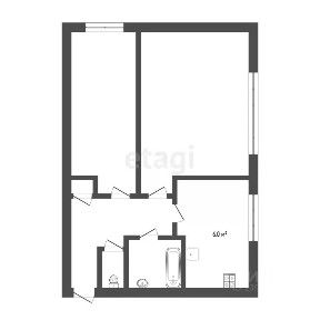Продается 2-комн. квартира, 42,2 м²