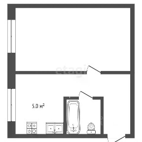 Продается 1-комн. квартира, 30,9 м²