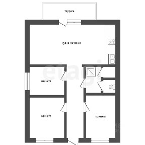 Продается 1-этажный дом, 100 м²