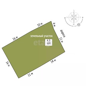 Продается 1-этажный дом, 10 м²