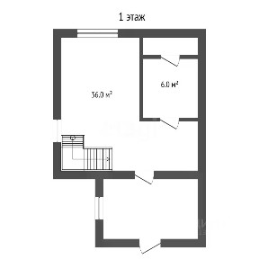 Продается 50% часть дома, 124,3 м²