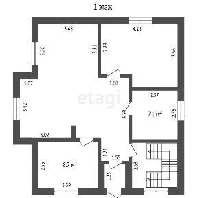 Продается 2-этажный дом, 135 м²