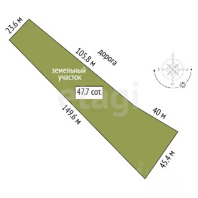 Продается участок, 47,66 сот.