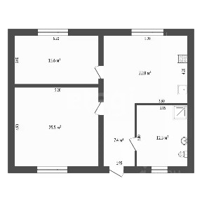 Продается 1-этажный дом, 87,8 м²