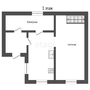 Продается 2-этажный дом, 57,3 м²