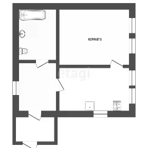 Продается 1-этажный дом, 38,4 м²