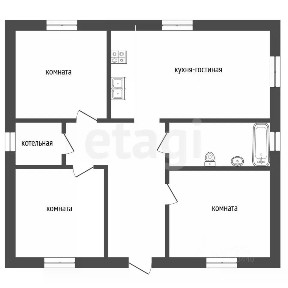 Продается 1-этажный дом, 83,1 м²