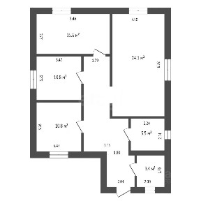 Продается 1-этажный дом, 100 м²