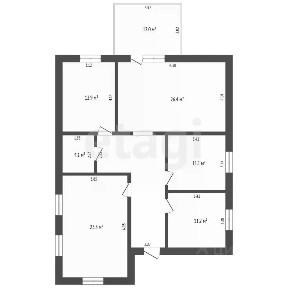 Продается 1-этажный дом, 127 м²