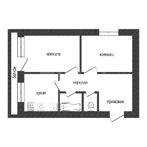 Сдается 2-комн. квартира, 49,8 м²
